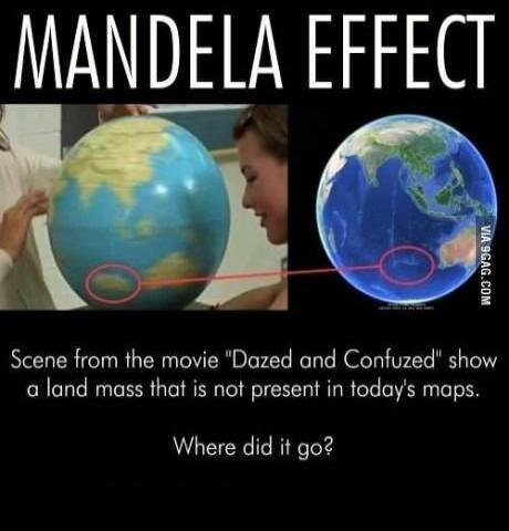 MANDELA EFFECT. Scene from the movie 
