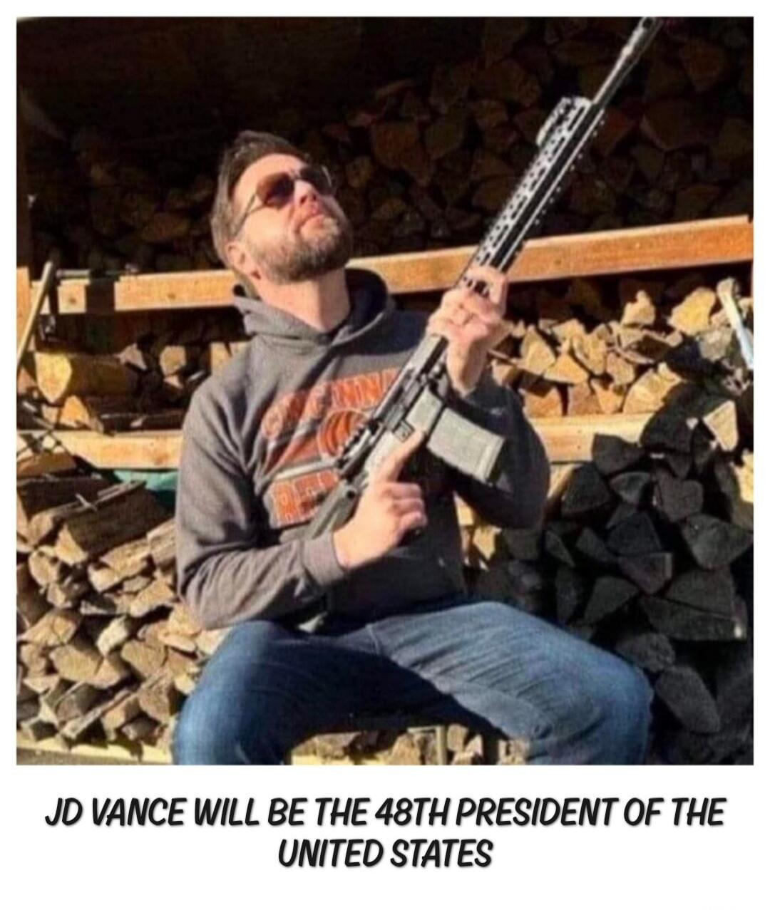 JD VANCE WILL BE THE 48TH PRESIDENT OF THE UNITED STATES