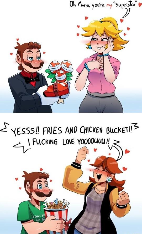 Oh Maro youre g Superslar NESSS FRIES AND CHICKEN guckeTi FUCKING LOE vogoouuu 3 l