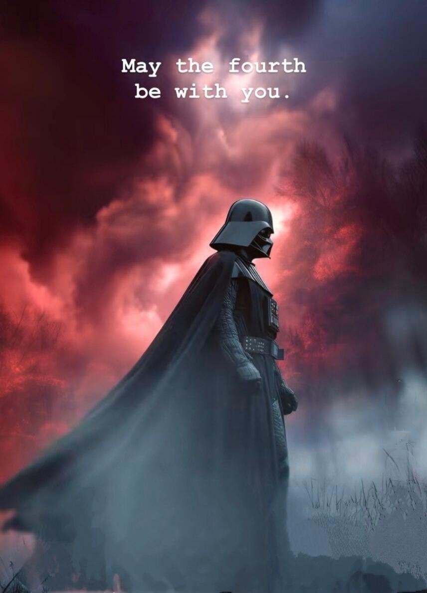 May the fourth be with you.