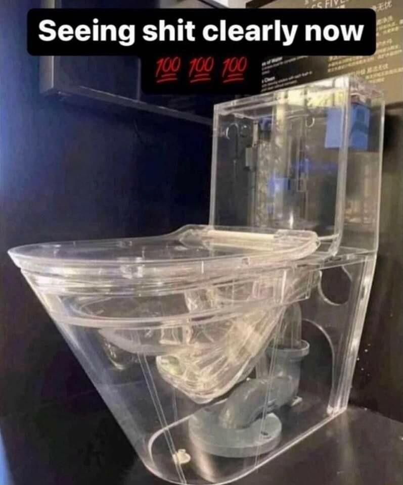 Seeing shit clearly now