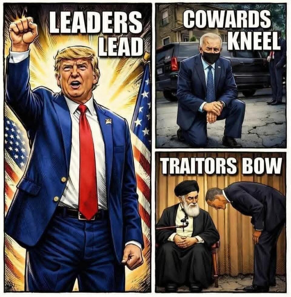LEADERS LEAD COWARDS KNEEL TRAITORS BOW