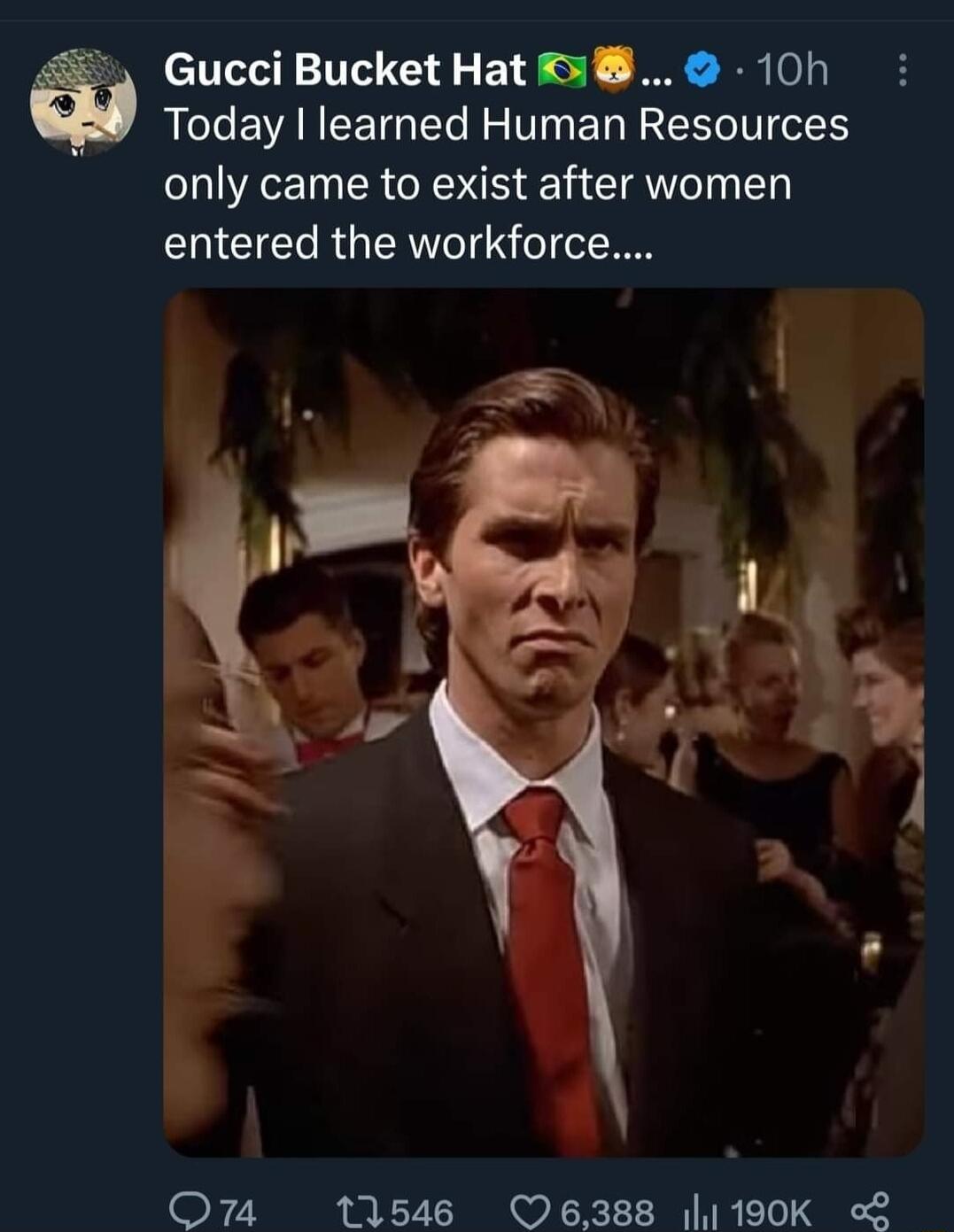 GucciBucket Hat 10h RCLEVANEETGE R T ET N EEIE only came to exist after women entered the workforce O7a 11546 6388 190K