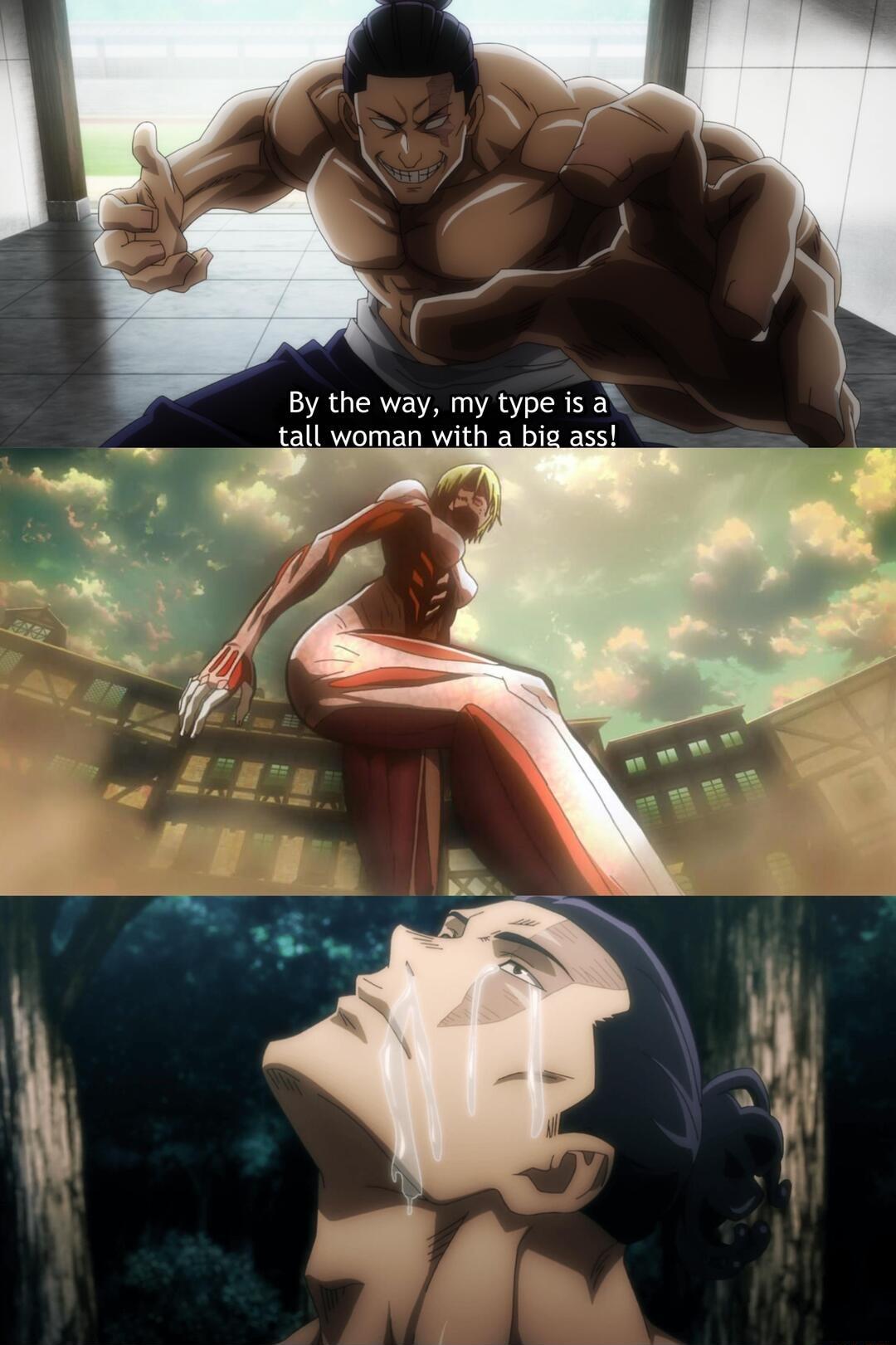 By the way my type is at tall woman with a big ass b v