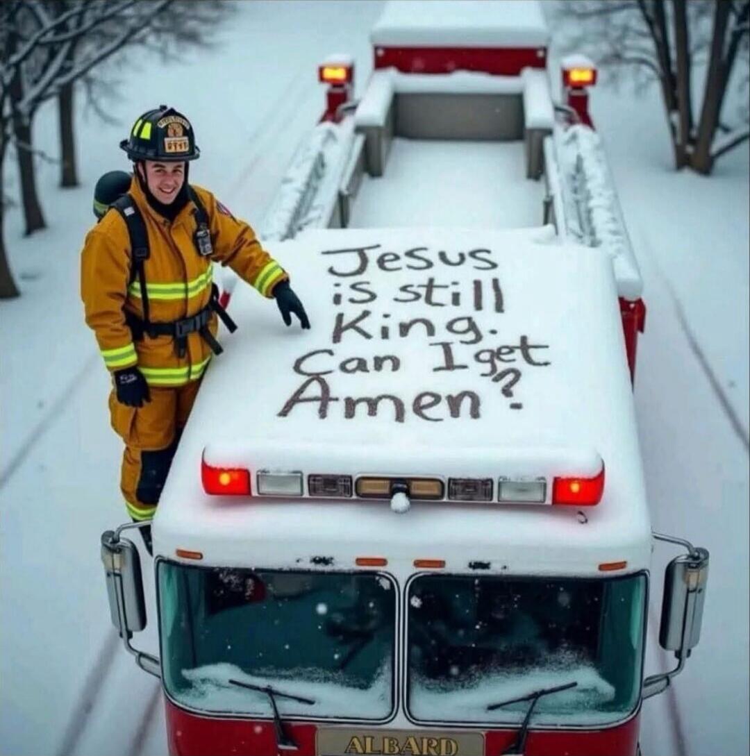 Jesus is still King. Can I get Amen?