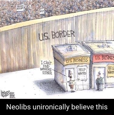 Neolibs unironically believe this