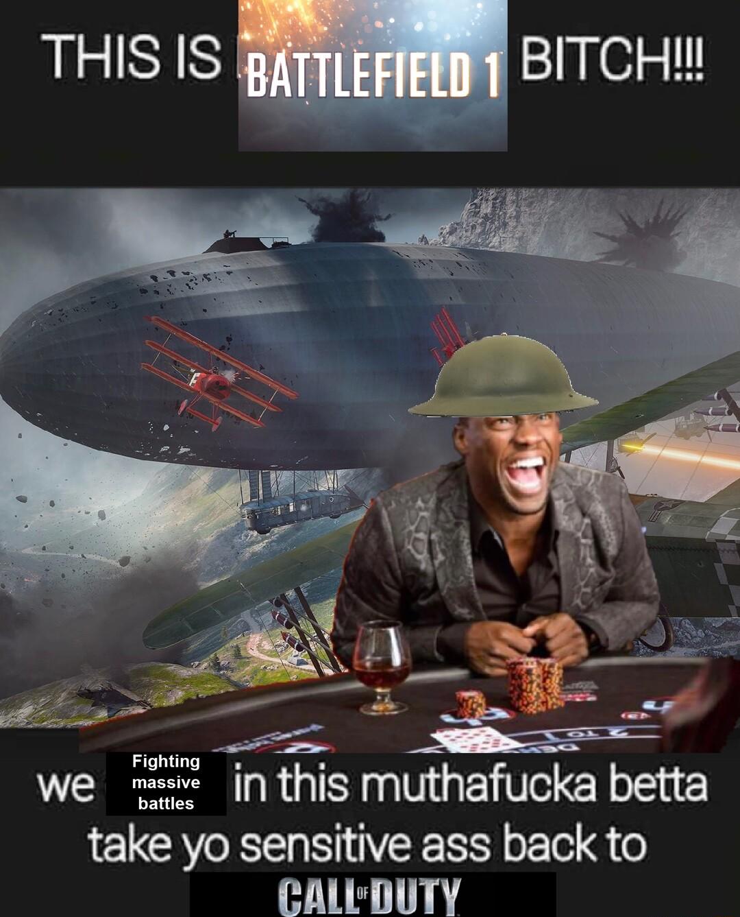 THIS IS gATTLE BITCHM take yo sensitive ass back to CALIEDUTY