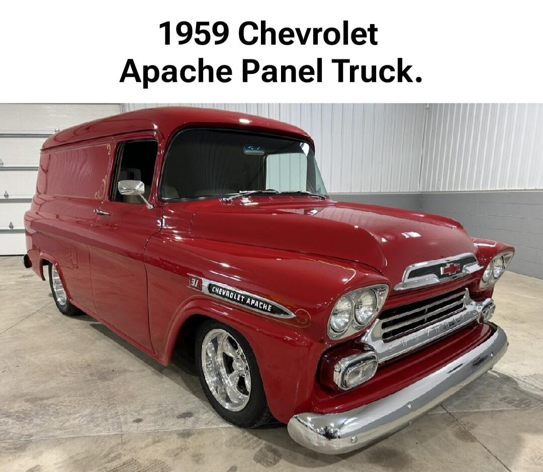 1959 Chevrolet Apache Panel Truck.