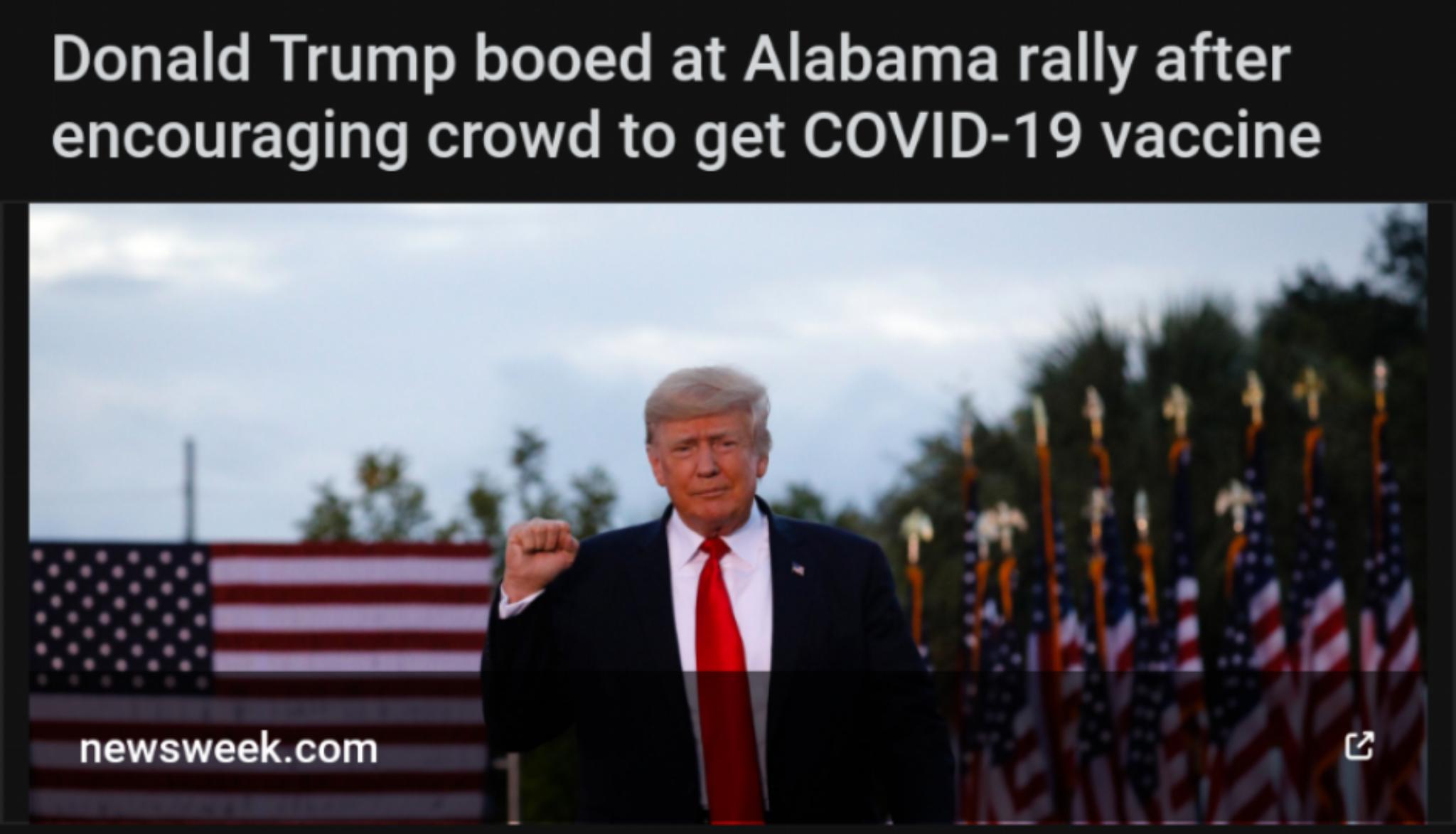 Donald Trump booed at Alabama rally after T aletolN To g Lo el o V76 I o X o Q0 VA Dy R RVE Tolod y i newsweekcom 24 ARSI NS _V