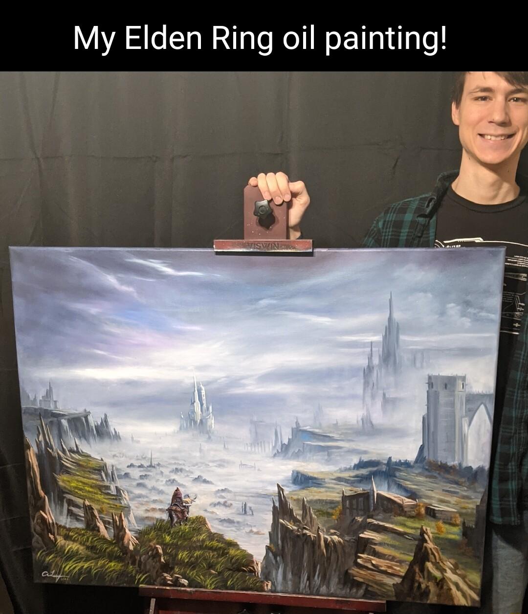 My Elden Ring oil painting