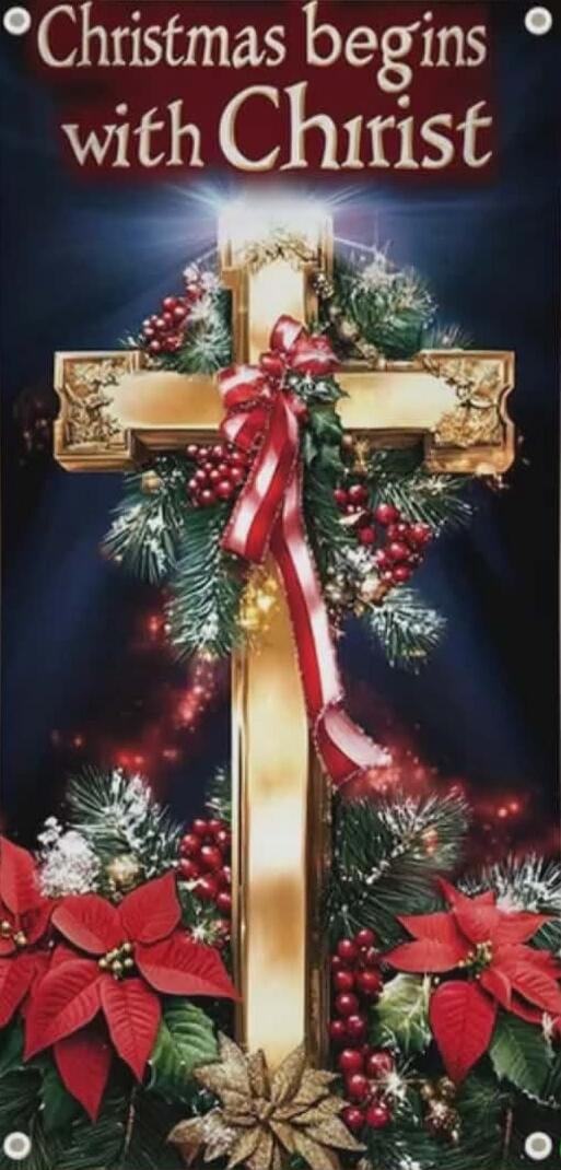 Christmas begins with Christ