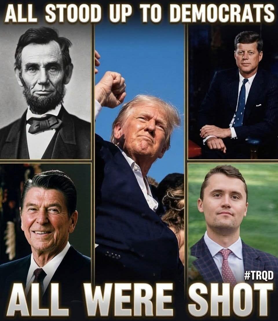 ALL STOOD UP TO DEMOCRATS ALL WERE SHOT