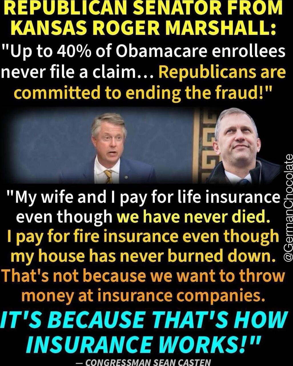 REPUBLICAN SENATOR FROM KANSAS ROGER MARSHALL: 