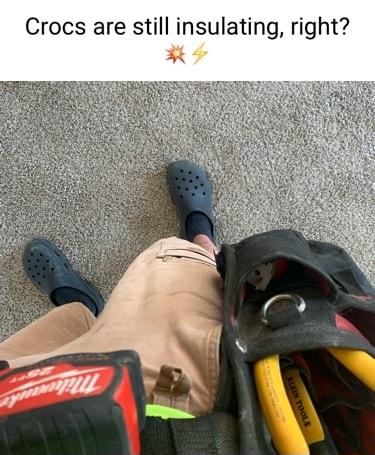 Crocs are still insulating right
