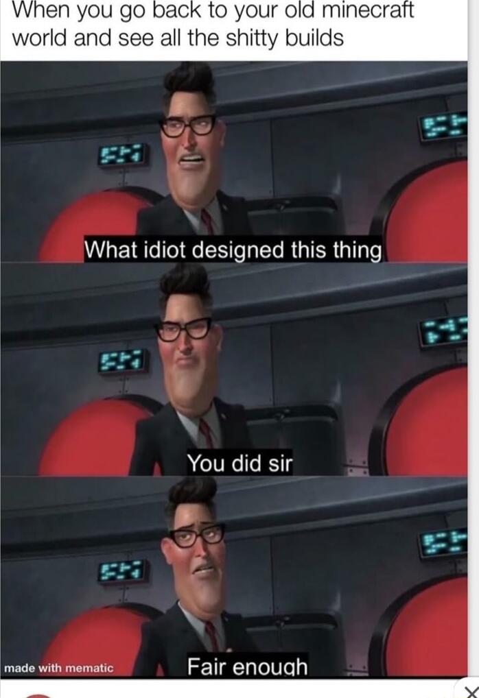 You did sir made with mematic Fair enough