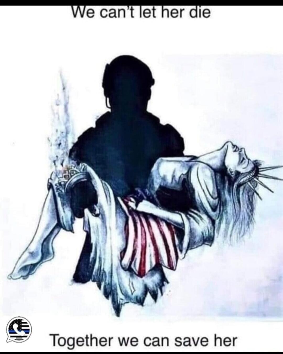 We can't let her die
Together we can save her