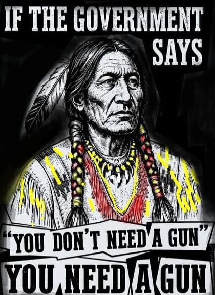 IF THE GOVERNMENT SAYS YOU DON'T NEED A GUN YOU NEED A GUN