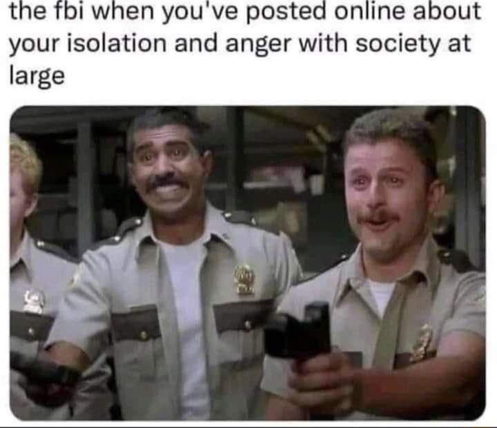 the tbi when you ve posted online about your isolation and anger with society at large