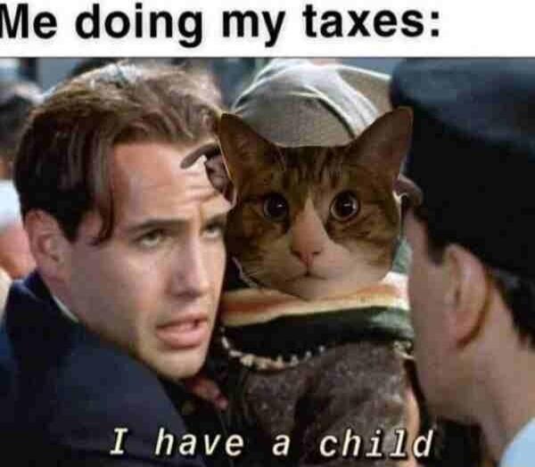 e doing my taxes y I have a child 4