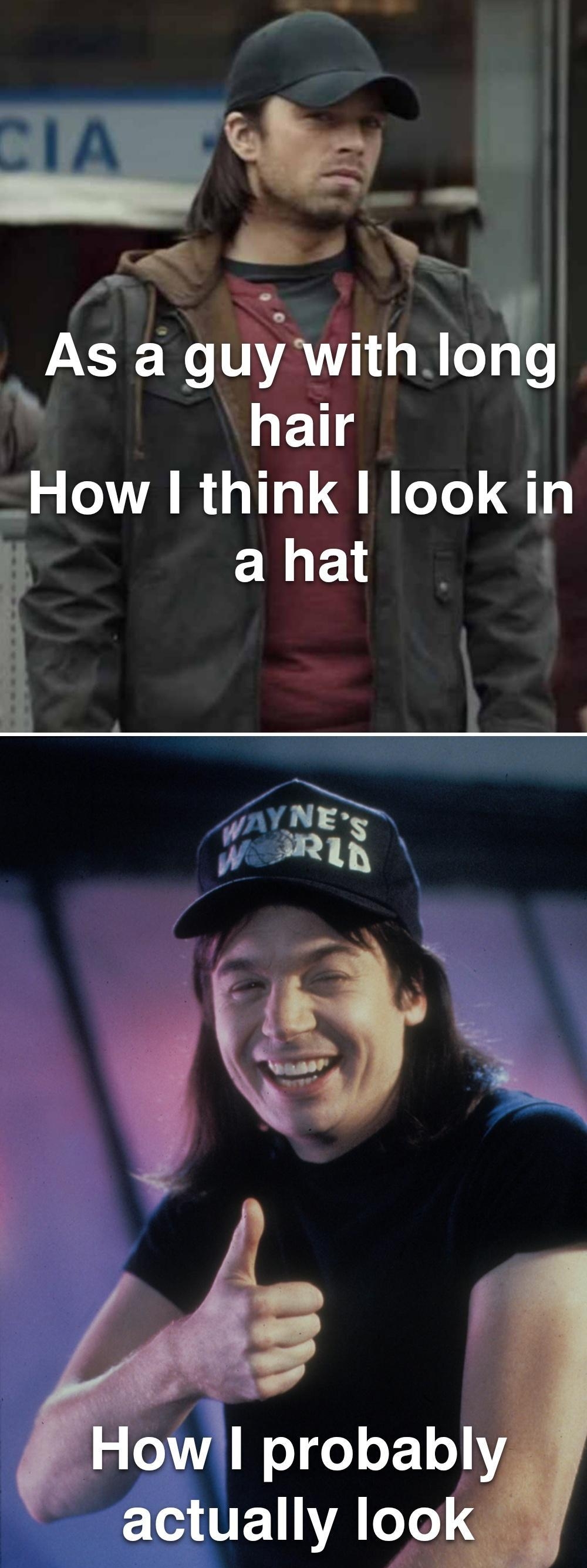 N As a g jith Io_g i How I think I look i in ahat g 83 S actually oTe made with mematic